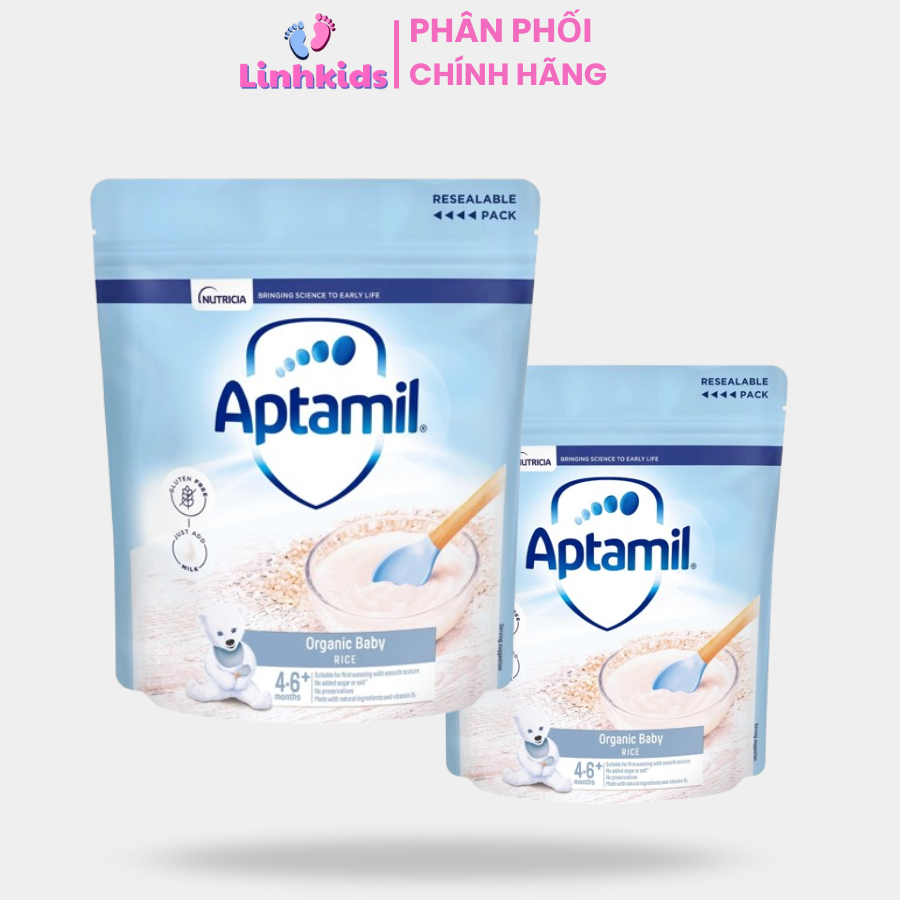 Bột ăn dặm Aptamil vị sữa gạo hữu cơ - Ảnh 3